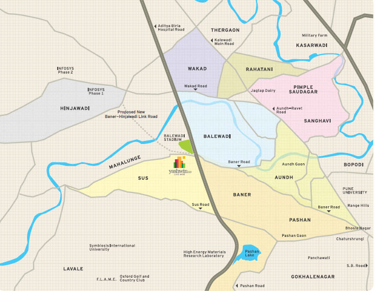 Vilas Javdekar Yashwin 2.0 Location Map